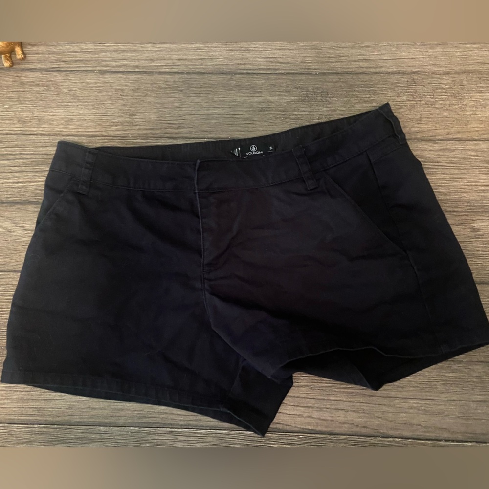 Black Casual Shorts